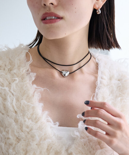 mystic（ミスティック）の「[Lara] ハートループチョーカー（ネックレス・レディース・シルバー・ONE SIZE）」の11枚目の写真