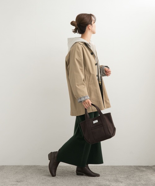 「URBAN RESEARCH DOORS」 ジップアップパーカー MEDIUM チャコールグレー レディース URBAN RESEARCH DOORS WOMENS（アーバンリサーチ ドアーズ