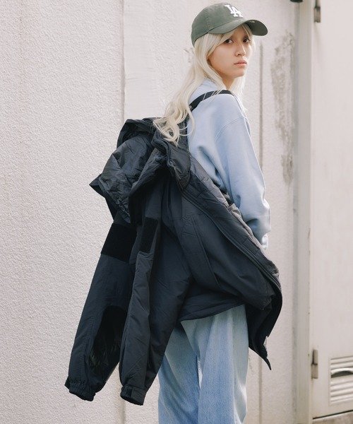 WILD THINGS（ワイルドシングス）の「WILD THINGS/ワイルドシングス MONSTER PARKA TYPE2 モンスターパーカータイプ2（ダウンジャケット/コート・メンズ・ブラック/グレー・L/M/XL）」の14枚目の写真