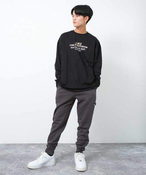 RAT EFFECT(ラットエフェクト)の「【裏起毛】サイドライン配色スウェットパンツ(スウェットパンツ・キッズ・ブラック/チャコールグレー/杢グレー・130/140/150/170/160)」の6枚目の写真