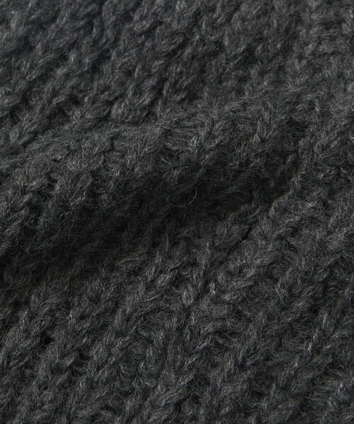 Firsthand(ファーストハンド)の「Firsthand/ファーストハンド リボンニットキャップ(ニットキャップ/ビーニー・レディース・チャコールグレー/オフホワイト/ピンク・ONE SIZE)」の10枚目の写真