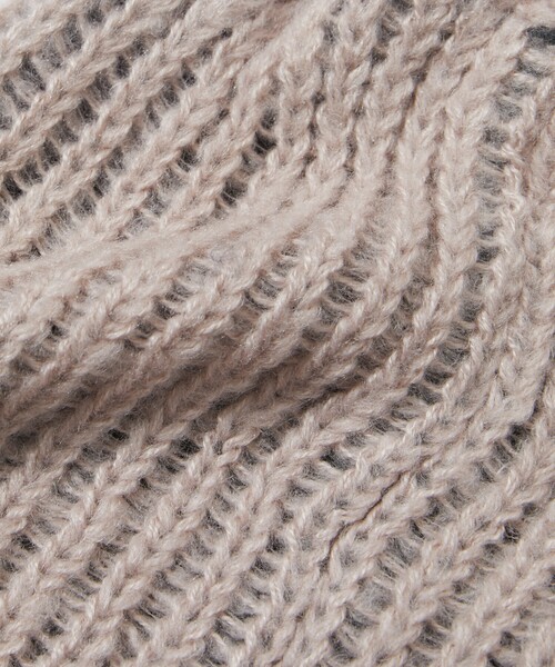 Firsthand(ファーストハンド)の「Firsthand/ファーストハンド リボンニットキャップ(ニットキャップ/ビーニー・レディース・チャコールグレー/オフホワイト/ピンク・ONE SIZE)」の12枚目の写真