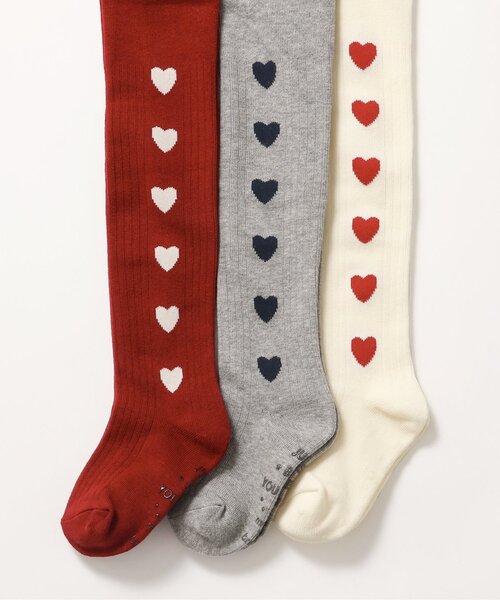 サイドラインハートタイツ（タイツ/ストッキング）｜BREEZE（ブリーズ