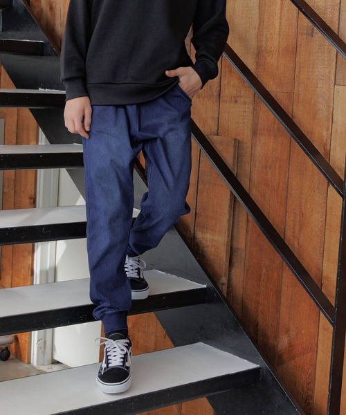 GLOBAL WORK(グローバルワーク)の「あったかスゴラクストレッチデニムリブ/115792(デニムパンツ・キッズ・ブラック/ブルー/ダークブルー・120cm/130cm/140cm/150cm/160cm/170cm)」の3枚目の写真