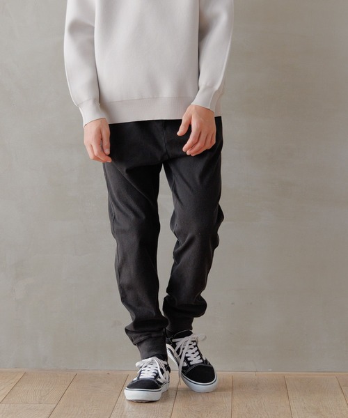 GLOBAL WORK(グローバルワーク)の「あったかスゴラクストレッチデニムリブ/115792(デニムパンツ・キッズ・ブラック/ブルー/ダークブルー・120cm/130cm/140cm/150cm/160cm/170cm)」の1枚目の写真