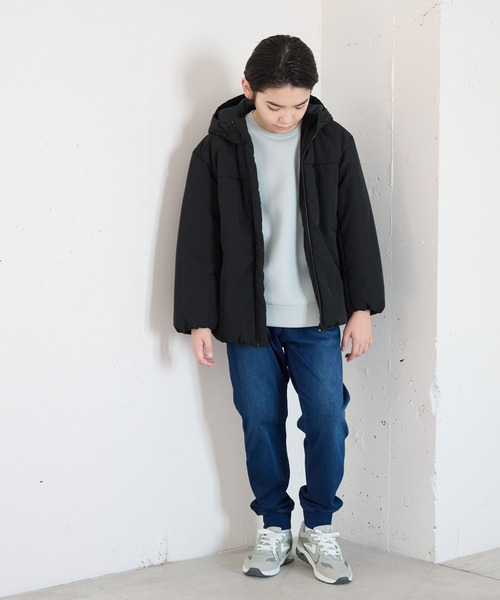 GLOBAL WORK(グローバルワーク)の「あったかスゴラクストレッチデニムリブ/115792(デニムパンツ・キッズ・ブラック/ブルー/ダークブルー・120cm/130cm/140cm/150cm/160cm/170cm)」の7枚目の写真