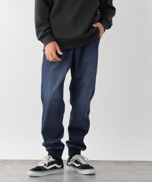 GLOBAL WORK(グローバルワーク)の「あったかスゴラクストレッチデニムリブ/115792(デニムパンツ・キッズ・ブラック/ブルー/ダークブルー・120cm/130cm/140cm/150cm/160cm/170cm)」の22枚目の写真