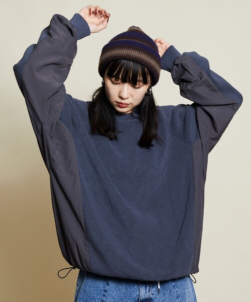WEB限定】ボーダーアメスリタンクトップ[品番：MKSW0057717