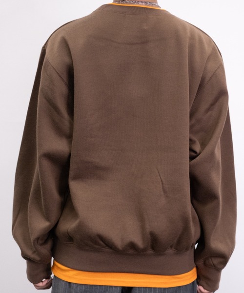 younger song(ヤンガーソング)の「bi-color layerd sweat(スウェット・メンズ・ネイビー×ホワイト/オートミール/ブラウン・MEDIUM/LARGE)」の14枚目の写真