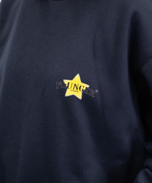 younger song(ヤンガーソング)の「bi-color layerd sweat(スウェット・メンズ・ネイビー×ホワイト/オートミール/ブラウン・MEDIUM/LARGE)」の19枚目の写真