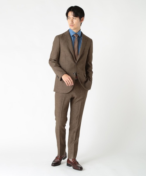 CROWDED CLOSET（クラウデッドクローゼット）の「ポインテッドシャドーストライプニットタイ（ネクタイ・メンズ・ネイビー/ブラック/ブラウン・FREE）」の15枚目の写真