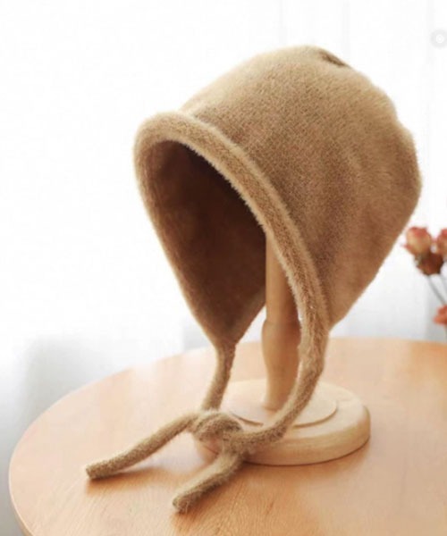 VIBGYOR Women（ヴィブジョー　ウィメン）の「【urge select】シャギー フライト ニットキャップ【10色展開】（ニットキャップ/ビーニー・レディース・ベビーピンク/ライトブルー/ブラック/アイボリー/レッド/グリーン/ホワイト/チャコール/ブルー/ブラウン・FREE）」の6枚目の写真