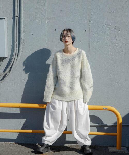 KBF（ケイビーエフ）の「ギャラクシーシャギーニット（ニット/セーター・レディース・グリーン系その他/ブルー系その他/オレンジ系その他・ONE）」の5枚目の写真