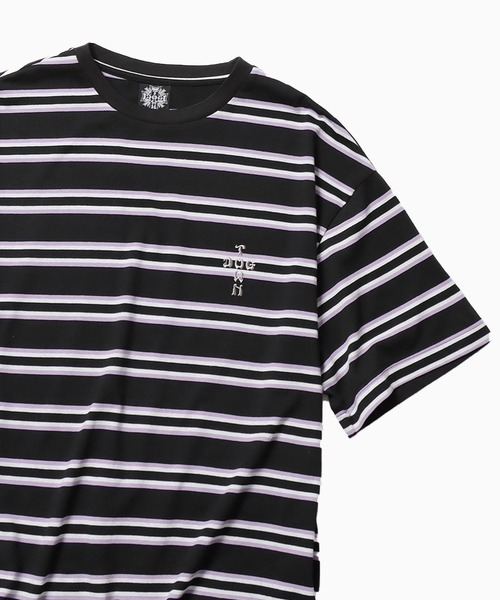 DOGTOWN/ドッグタウン CROSS LOGO BORDER S/S TEE 半袖 マルチ
