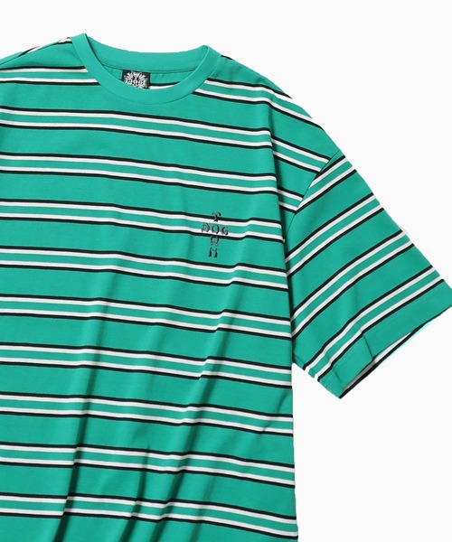 tkさま　ドックタウン セール】DOGTOWN/ドッグタウン CROSS LOGO BORDER S/S TEE 半袖 マルチ