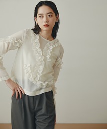 ランダムフリルシアープルオーバー