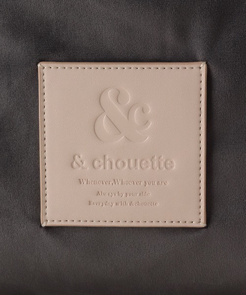 & chouette（アンドシュエット）の「ベロア調 巾着トートバッグ（トートバッグ・レディース・オレンジ/グリーン/ワインレッド/ピンク/ライトブルー/グレー/オフホワイト・FREE）」の19枚目の写真