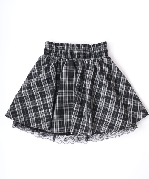 Salong hameu(サロン ハミュー)の「リボンレースアップ プリーツミニスカート/量産系女子/病み属性/サブカルファッション/地雷系/病みかわ(スカート・レディース・ブラック/ブラック系その他・M/L)」の18枚目の写真