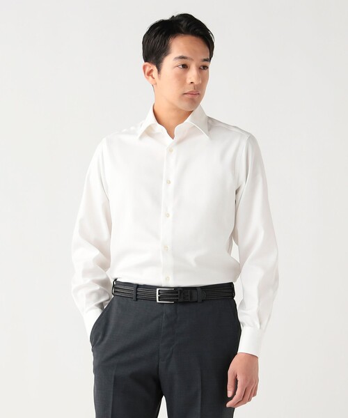 BEAMS HEART(ビームスハート)の「イージーケア セミワイドカラー シャツ(シャツ/ブラウス・メンズ・ホワイト/サックスブルー/その他・37/39/42/38/40/41)」の2枚目の写真