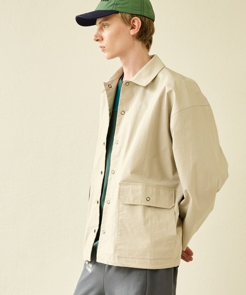 Kelen(ケレン)の「「KELEN MENS / ケレン メンズ」 CUTTING COVERALL TRITON(その他アウター・メンズ・ライトグレー/ブラック・40/42/38)」の4枚目の写真