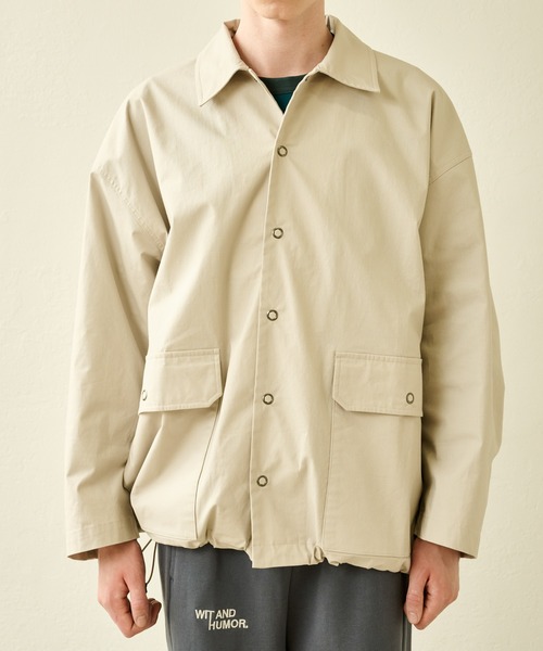 Kelen(ケレン)の「「KELEN MENS / ケレン メンズ」 CUTTING COVERALL TRITON(その他アウター・メンズ・ライトグレー/ブラック・40/42/38)」の7枚目の写真