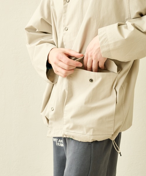 Kelen(ケレン)の「「KELEN MENS / ケレン メンズ」 CUTTING COVERALL TRITON(その他アウター・メンズ・ライトグレー/ブラック・40/42/38)」の8枚目の写真