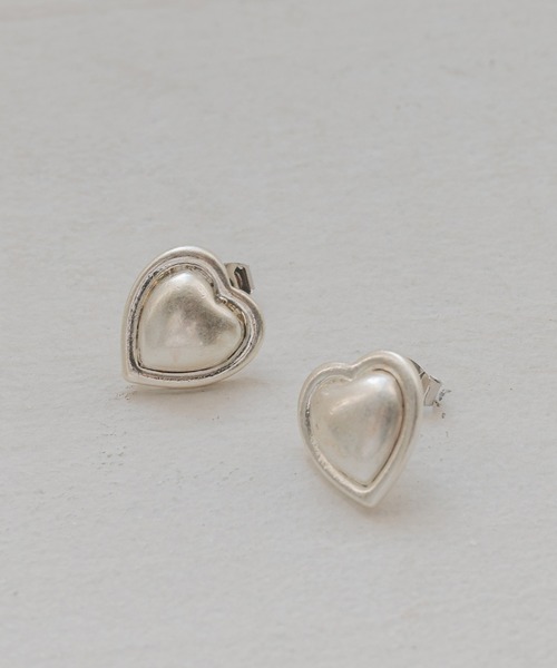 mysty woman（ミスティウーマン）の「メタルハートピアス 283906（ネックレス・レディース・シルバー/ゴールド・FREE）」の3枚目の写真