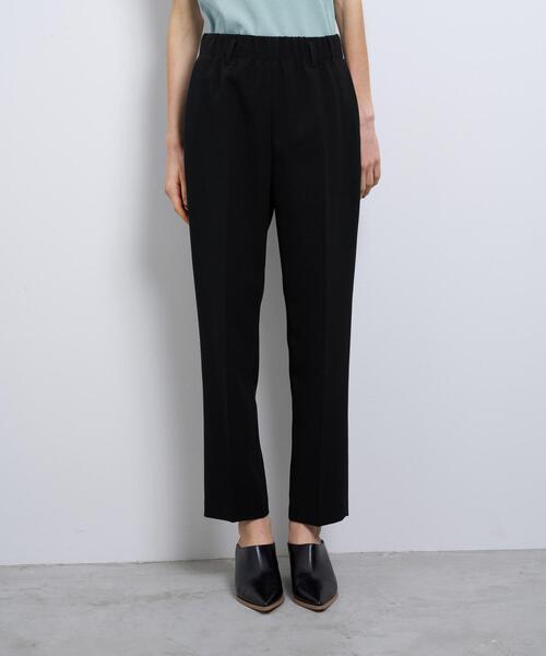 LANVIN en Bleu（ランバンオンブルー）の「ダブルクロスゴムテーパードパンツ（その他パンツ・レディース・ブラック/オフホワイト・36/38）」の2枚目の写真
