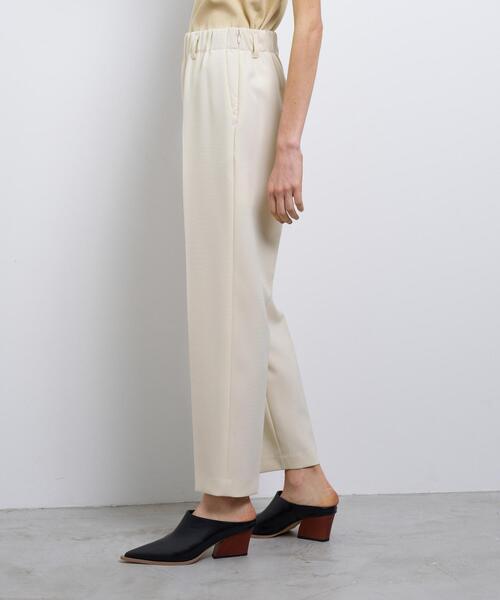 LANVIN en Bleu（ランバンオンブルー）の「ダブルクロスゴムテーパードパンツ（その他パンツ・レディース・ブラック/オフホワイト・36/38）」の6枚目の写真