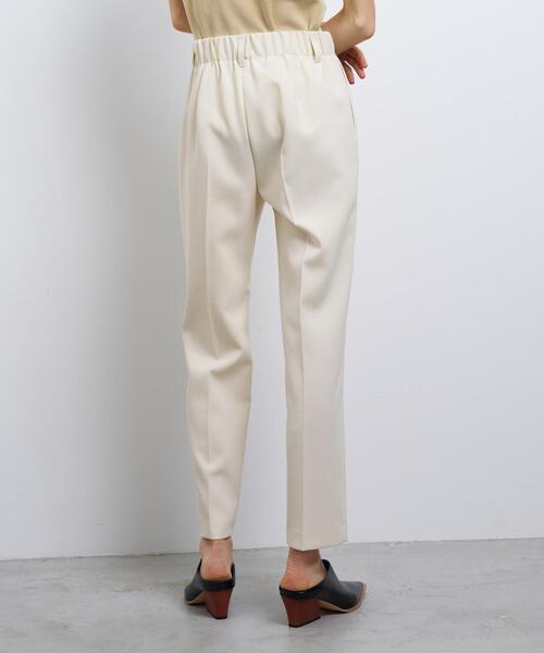 LANVIN en Bleu（ランバンオンブルー）の「ダブルクロスゴムテーパードパンツ（その他パンツ・レディース・ブラック/オフホワイト・36/38）」の7枚目の写真