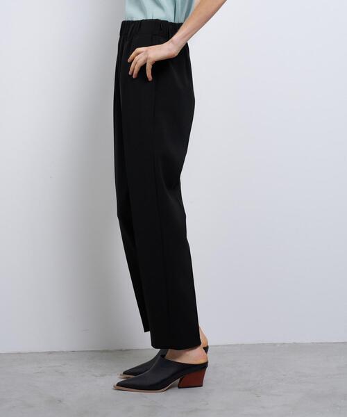 LANVIN en Bleu（ランバンオンブルー）の「ダブルクロスゴムテーパードパンツ（その他パンツ・レディース・ブラック/オフホワイト・36/38）」の13枚目の写真