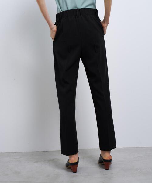 LANVIN en Bleu（ランバンオンブルー）の「ダブルクロスゴムテーパードパンツ（その他パンツ・レディース・ブラック/オフホワイト・36/38）」の14枚目の写真
