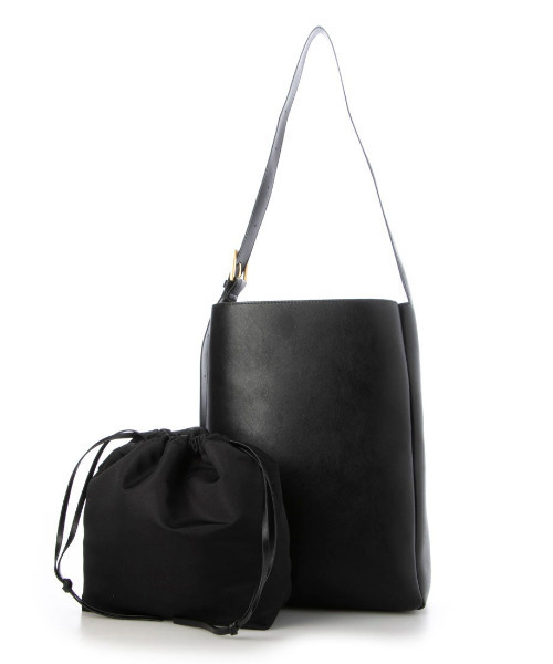 cache cache（カシュ カシュ）の「カシュカシュ cachecache / アシンメトリーバックル付きホーボーバッグ（ショルダーバッグ・レディース・イエロー/アイボリー/ブラック・FREE）」の21枚目の写真