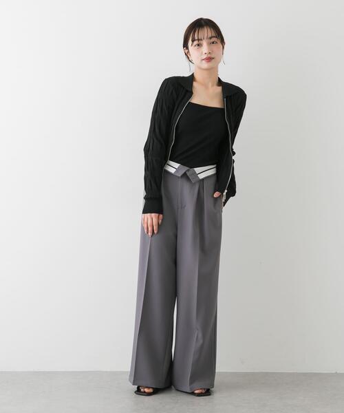 未使用　maison de soil アルパカ混ブークレポンチョ カーディガン maison de soil／ブークレー Vネックカーディガン | Beignets Online