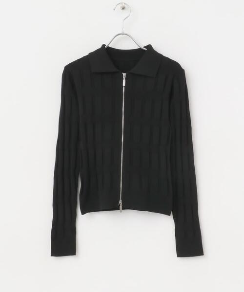 SENSE OF PLACE by URBAN RESEARCH（センスオブプレイスバイアーバンリサーチ）の「マジョリカプリーツコンパクトカーディガン（カーディガン/ボレロ・レディース・ピンク/チャコールグレー/ブラック/アイボリー・ONE）」の13枚目の写真