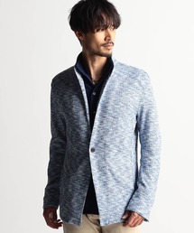 NICOLE CLUB FOR MEN | メランジワッフルカットジャケット(その他アウター)