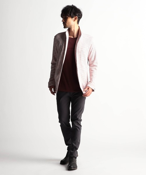 メランジワッフルカットジャケット（その他アウター）｜NICOLE CLUB