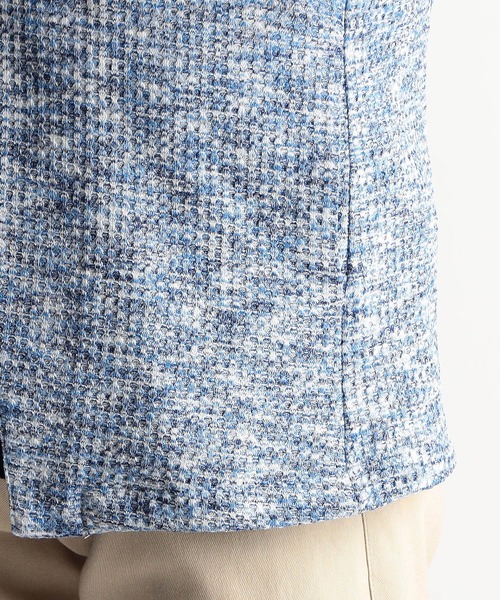 NICOLE CLUB FOR MEN(ニコルクラブフォーメン)の「メランジワッフルカットジャケット(その他アウター・メンズ・ネイビー/パープル/ピンク系/ブルー・MEDIUM/LARGE/X-LARGE)」の11枚目の写真