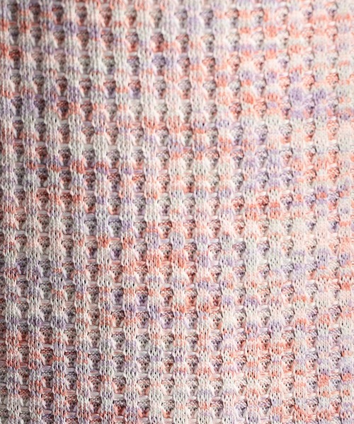 NICOLE CLUB FOR MEN(ニコルクラブフォーメン)の「メランジワッフルカットジャケット(その他アウター・メンズ・ネイビー/パープル/ピンク系/ブルー・MEDIUM/LARGE/X-LARGE)」の8枚目の写真