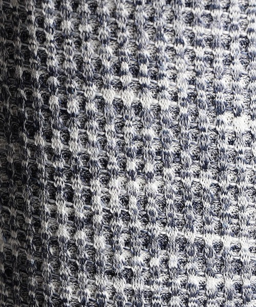 NICOLE CLUB FOR MEN(ニコルクラブフォーメン)の「メランジワッフルカットジャケット(その他アウター・メンズ・ネイビー/パープル/ピンク系/ブルー・MEDIUM/LARGE/X-LARGE)」の7枚目の写真