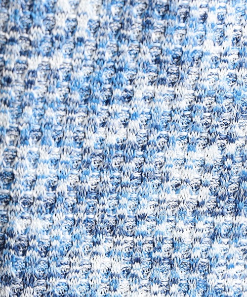 NICOLE CLUB FOR MEN(ニコルクラブフォーメン)の「メランジワッフルカットジャケット(その他アウター・メンズ・ネイビー/パープル/ピンク系/ブルー・MEDIUM/LARGE/X-LARGE)」の6枚目の写真