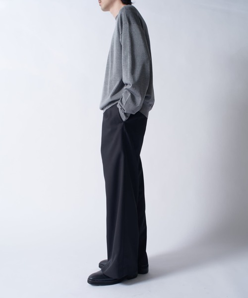 Lui's（ルイス）の「2タックワイドスラックス（スラックス・メンズ・グレー/ブラック・S/M）」の9枚目の写真