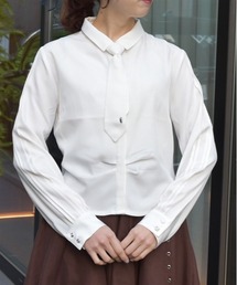 axes femme | ネクタイセットシャツブラウス(シャツ/ブラウス)