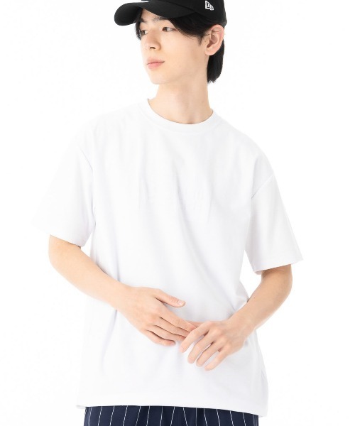 ニューエラ 半袖Tシャツ コットン ジャカードパイルボックスロゴ