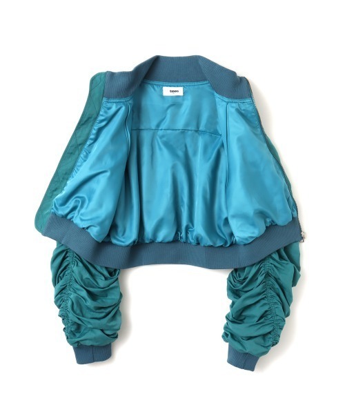 atmos pink（アトモスピンク）の「atmos pink Gather Military MA-1 / アトモス ピンク ギャザー ミリタリー エムエーワン（MA-1・レディース・カーキ/ブルー/ピンク・FREE）」の18枚目の写真