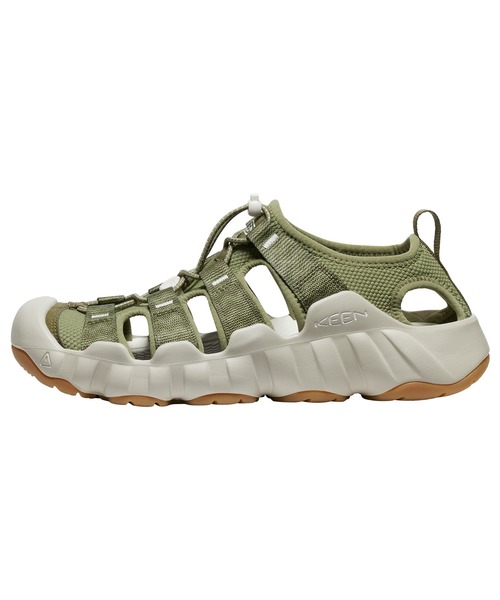 KEEN(キーン)の「KEEN/キーン メンズ スニーカー 水陸両用 アウトドア フェス キャンプ HYPERPORT H2 ハイパーポート 1028654(スニーカー・メンズ・オリーブ・27.0cm/28.0cm/26.5cm/27.5cm/26.0cm/25.5cm/28.5cm/29.0cm)」の3枚目の写真