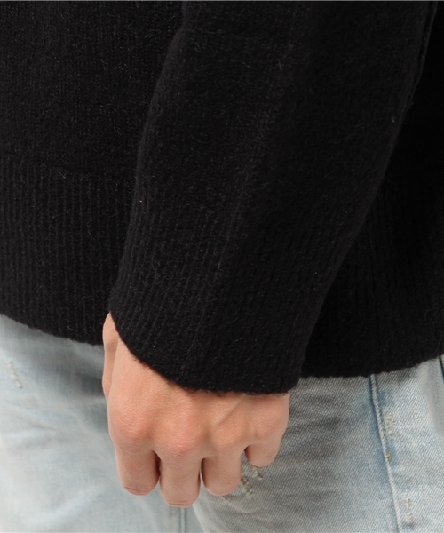 Lui's(ルイス)の「Lui's(ルイス) アウトシームBIGニット(ニット/セーター・メンズ・ネイビー/ブラック/ベージュ・SMALL/MEDIUM)」の8枚目の写真