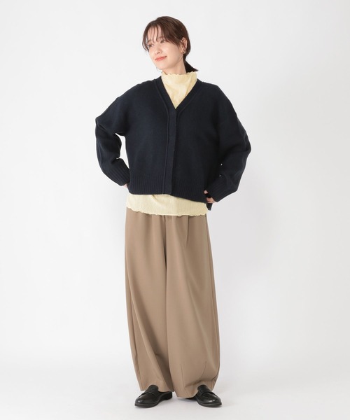 studio CLIP（スタディオクリップ）の「ソフトチュールボトルネックプルオーバー[プラスサイズあり]（Tシャツ/カットソー・レディース・ホワイト/グレー/クリーム・MEDIUM/LARGE/ﾌﾘｰ(L)）」の16枚目の写真