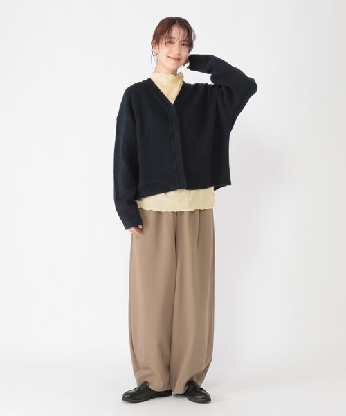 studio CLIP（スタディオクリップ）の「ソフトチュールボトルネックプルオーバー[プラスサイズあり]（Tシャツ/カットソー・レディース・ホワイト/グレー/クリーム・MEDIUM/LARGE/ﾌﾘｰ(L)）」の15枚目の写真