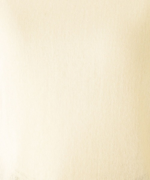 studio CLIP（スタディオクリップ）の「ソフトチュールボトルネックプルオーバー[プラスサイズあり]（Tシャツ/カットソー・レディース・ホワイト/グレー/クリーム・MEDIUM/LARGE/ﾌﾘｰ(L)）」の4枚目の写真